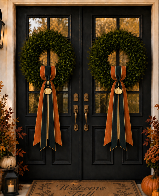 Fall Wreath Sash Set - Classic Autumn